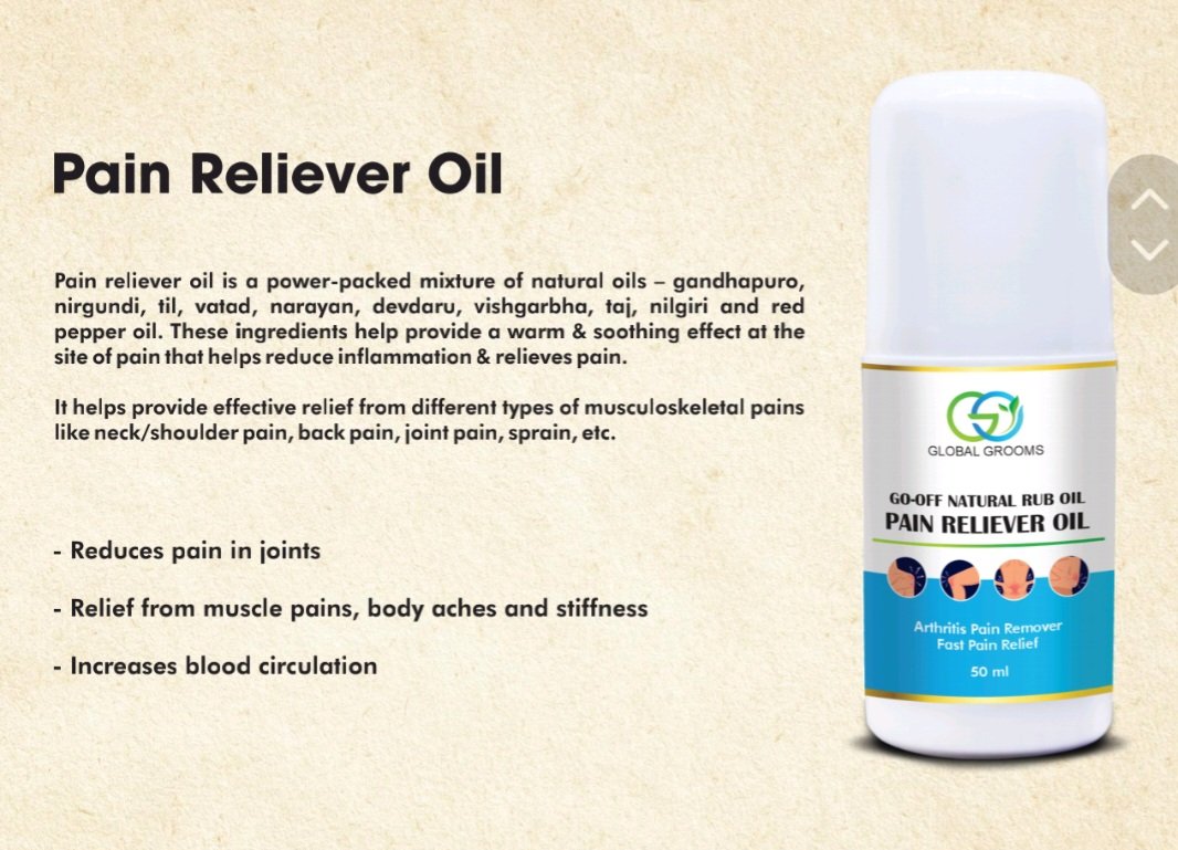 Pain relief oil